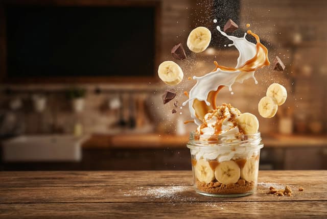 Nano Banana Prompt - Advertising-style food photography of [subject 1] arranged o