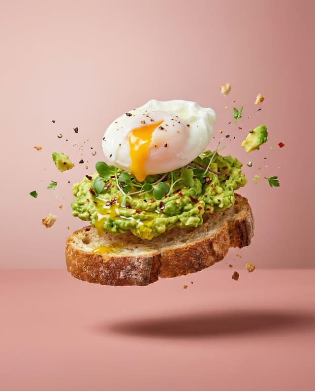 Nano Banana Prompt - Professional studio food photography series featuring decons