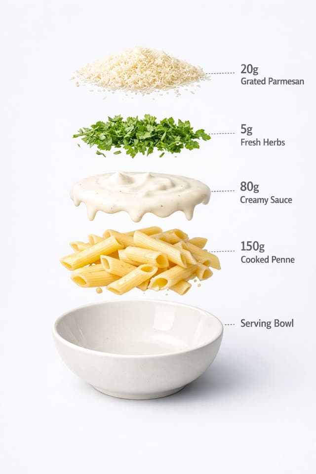 Nano Banana Prompt - Ultra-realistic food photography of a prepared creamy white
