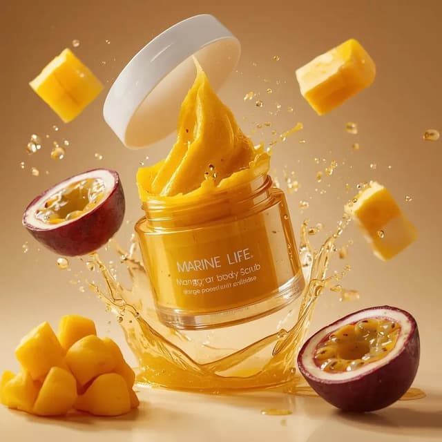 Nano Banana Prompt - A hyperrealistic premium product photography scene of a tran