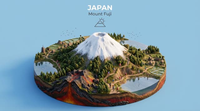 Nano Banana Prompt - Create an isometric miniature 3D diorama highlighting the na