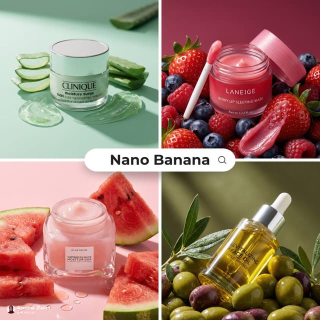 Nano Banana Prompt - [product], premium skincare product ad, the product placed d