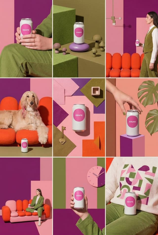 Nano Banana Prompt - Create a 9-image Instagram feed for this product in [the sam
