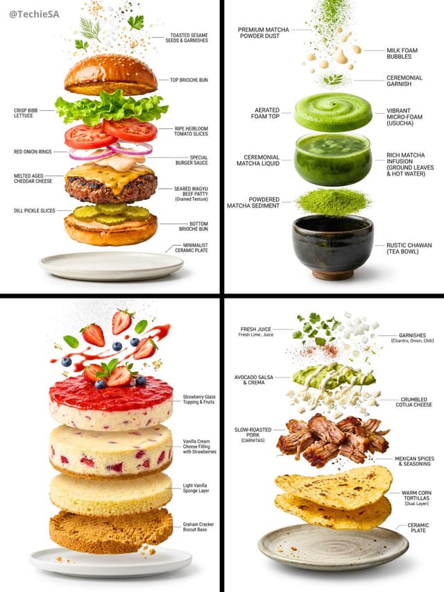 Nano Banana Prompt - Create a hyper-realistic exploded vertical infographic compo