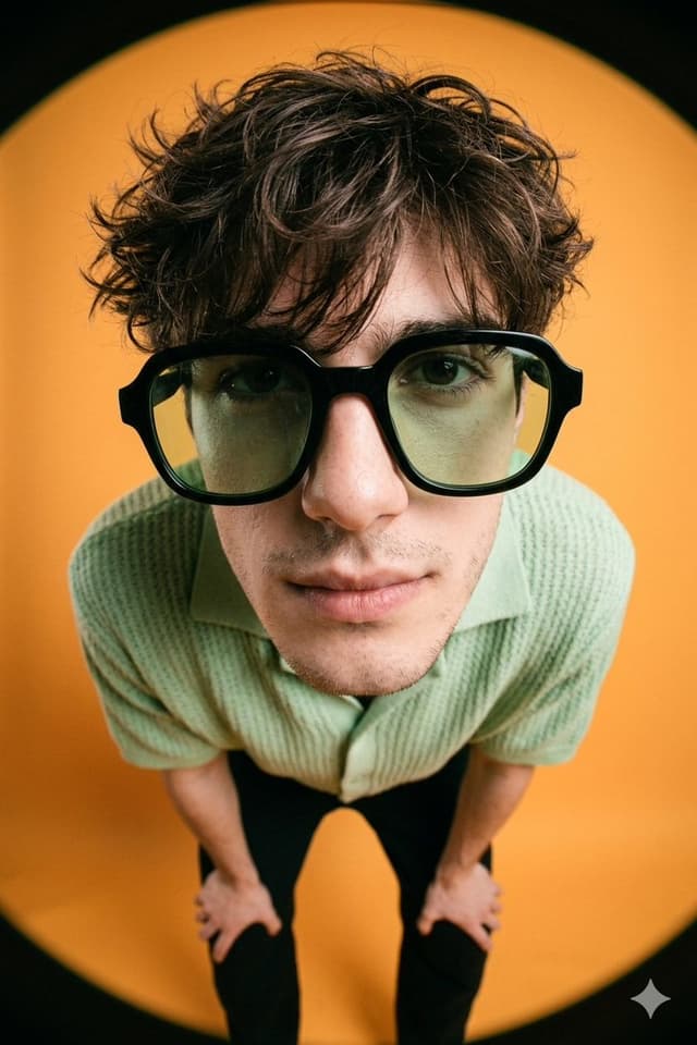 Nano Banana Prompt - Create a A high-fashion editorial image of a young man, of t
