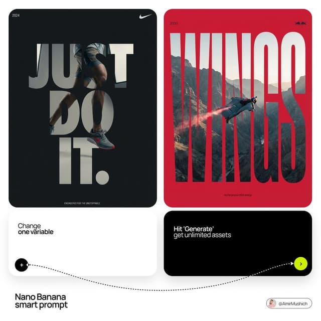 Nano Banana Prompt - [BRAND NAME]. 
Act as a Senior Editorial Designer and Typogr