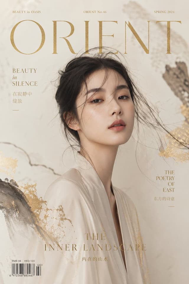 GPT Image Prompt - Luxury editorial cover, title "ZEN MODE", featuring a concep