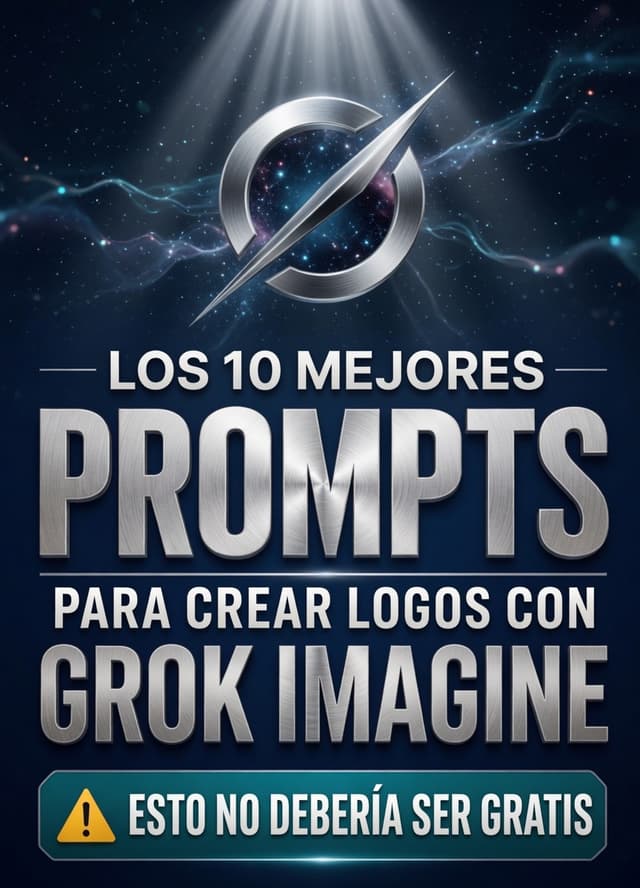 Grok Imagine Prompt - Crear un logo ultra minimalista y moderno para [NOMBRE DE MA