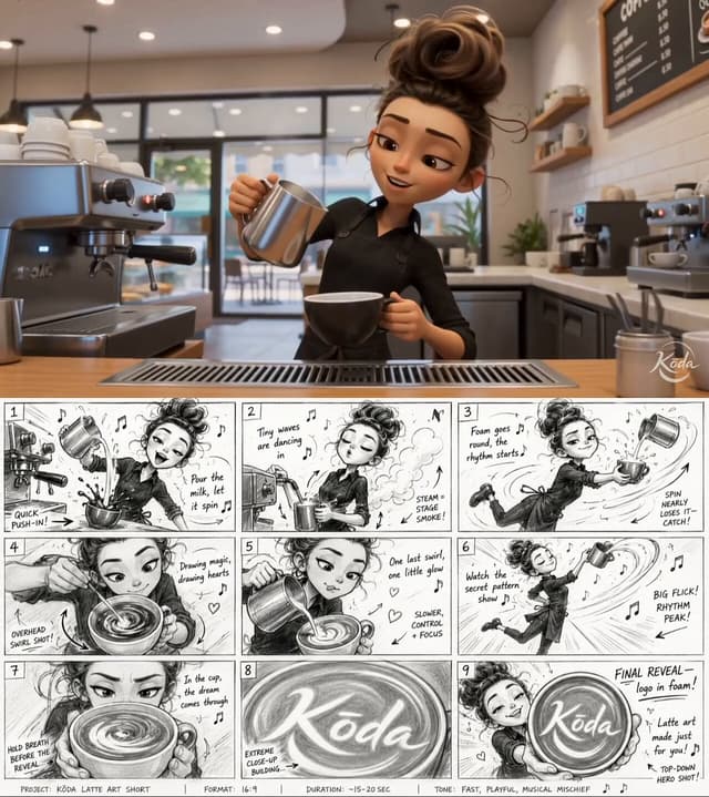 Seedance Prompt - Use the storyboard @[image1] as sequential shot guidance, no