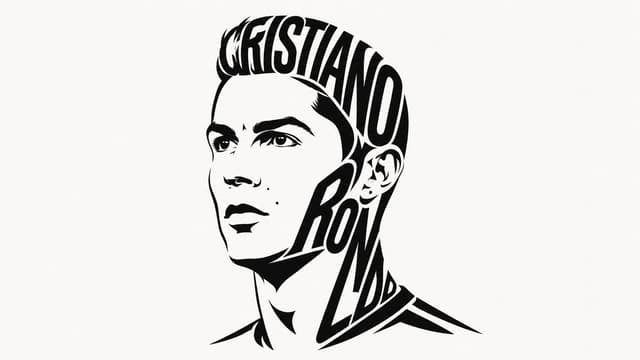 Other Prompt - “Design a minimalist portrait where the celebrity name ‘PERS