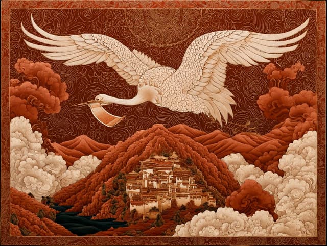 Midjourney Prompt - Tibetan Thangka Painting, with Midjourney v8.1
A Tibetan th