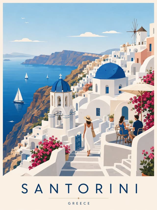 GPT Image Prompt - Create a premium editorial travel poster illustration of San