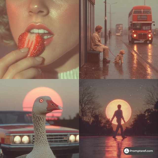 Midjourney Prompt - This Midjourney style feels like a lost frame from a 70s fil
