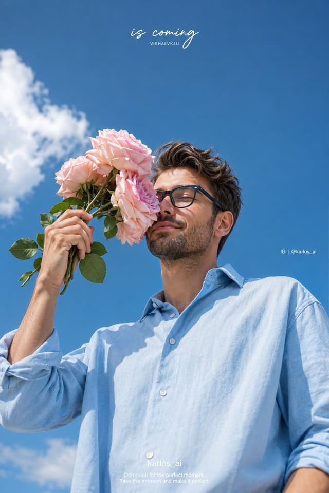 GPT Image Prompt - A real handsome young (Use my face refrence uploded image) b
