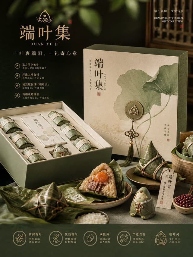 GPT Image Prompt - 《原创IP商品化提案》提示词：

请根据用户输入的品牌信息，创作一套高完成度、具有统一视觉系统的「原创 IP 商品化提案