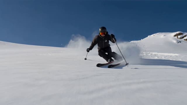 Kling Prompt - Create a cinematic multi-shot skiing sequence in an ultra-re