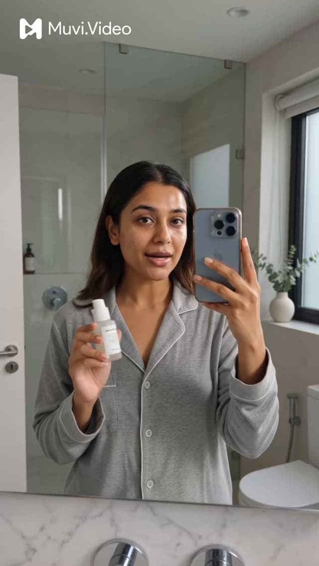Gemini Omni Prompt - Create a hyper-realistic vertical UGC skincare video in 9:16
