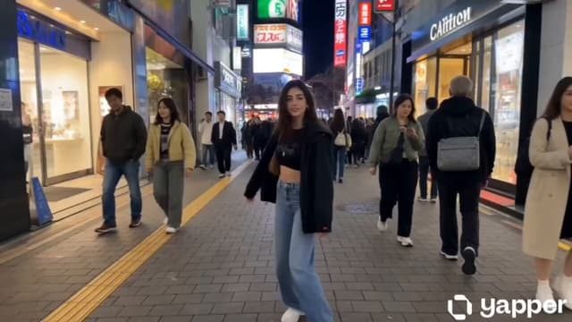 Seedance Prompt - Generate image of her Japanese travel vlogger exploring Toky