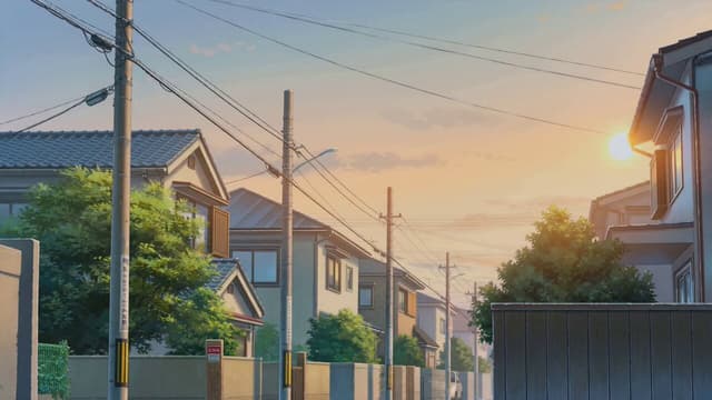Veo Prompt - Create a beautiful cozy anime-style animated short about a q