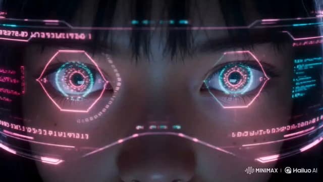Seedance Prompt - A cybernetic warrior breaches the boundary between code and