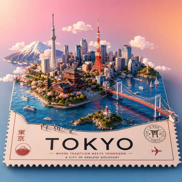 GPT Image Prompt - Create a premium stylized 3D isometric travel poster of [CIT