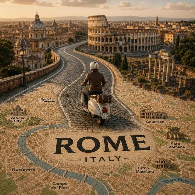 GPT Image Prompt - Create a highly detailed cinematic miniature tilt-shift trav