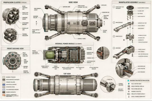 GPT Image Prompt - Create a precision mechanical blueprint sheet for [SUBJECT],