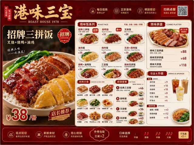 GPT Image Prompt - 请生成 1 张高质量的餐饮品牌菜单设计图。
餐饮类型:【餐饮品类】
品牌名称:【品牌名】
英文副标题 / 品牌标语:【