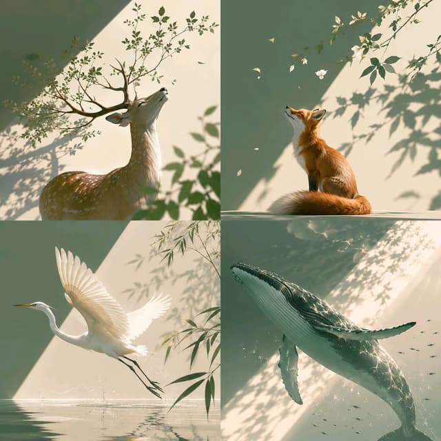Other Prompt - 高端现代艺术杂志封面感插画，主体为【 主体】。

极简现代数字艺术风格。

采用森林绿、鼠尾草绿、苔藓绿、奶油白作为核心