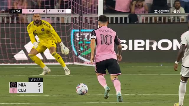 Seedance Prompt - Cinematic MLS television broadcast, 16:9. Split narrative — 