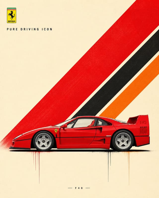 GPT Image Prompt - Ultra-clean Swiss modernist automotive poster featuring a [C