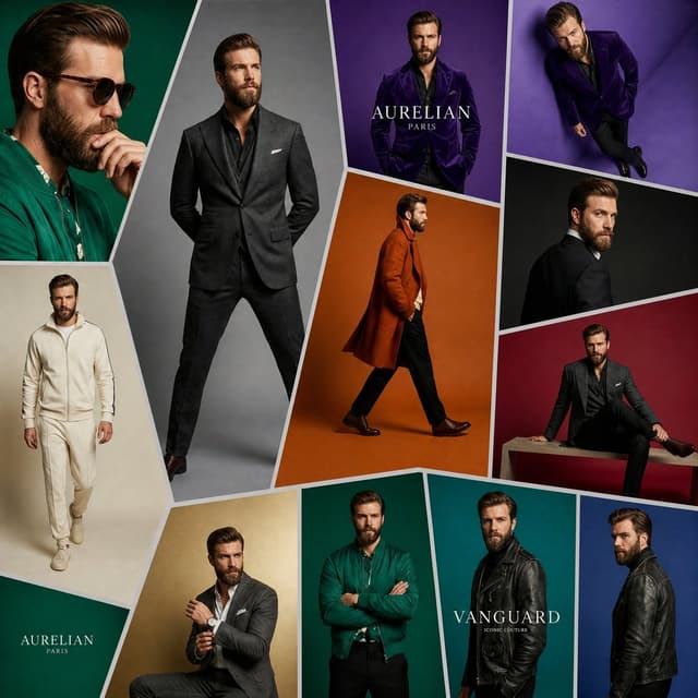 GPT Image Prompt - The SAME handsome Hollywood-inspired male model with a perfe