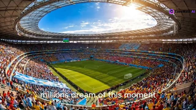 Veo Prompt - What if an ordinary stadium worker was called to save Argent