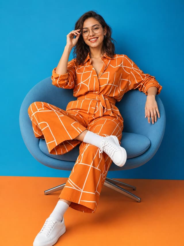 Nano Banana Prompt - Ultra-realistic fashion lifestyle photography of a cheerful