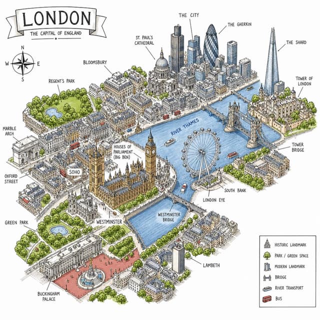 GPT Image Prompt - A detailed hand-drawn isometric illustrated map of [CITY], p