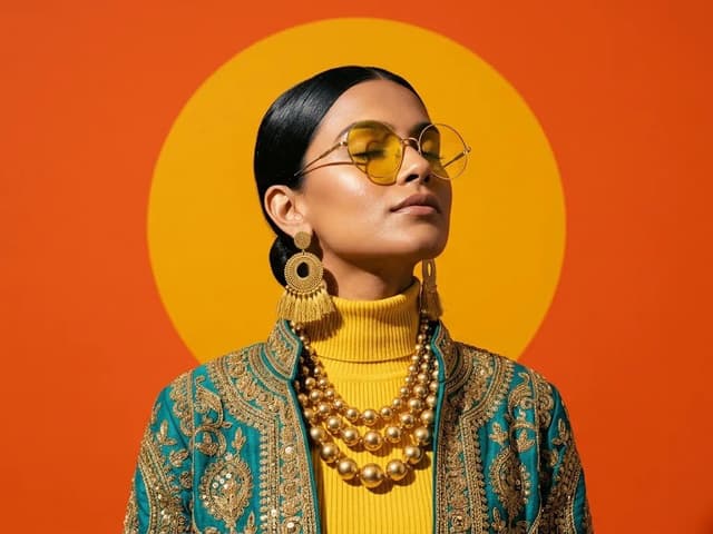 GPT Image Prompt - Create a photorealistic South Asian woman with sleek dark ha