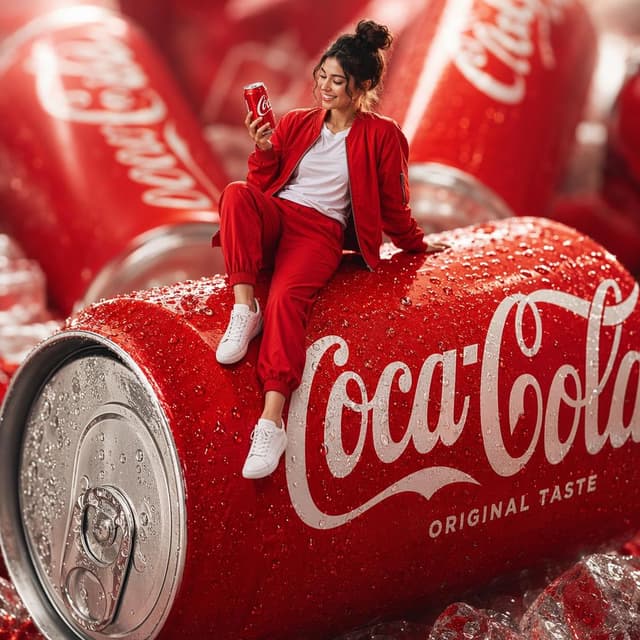 GPT Image Prompt - A hyper-realistic commercial advertising scene featuring a s