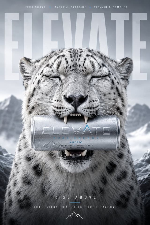 GPT Image Prompt - Ultra premium advertising campaign poster for a luxury energ