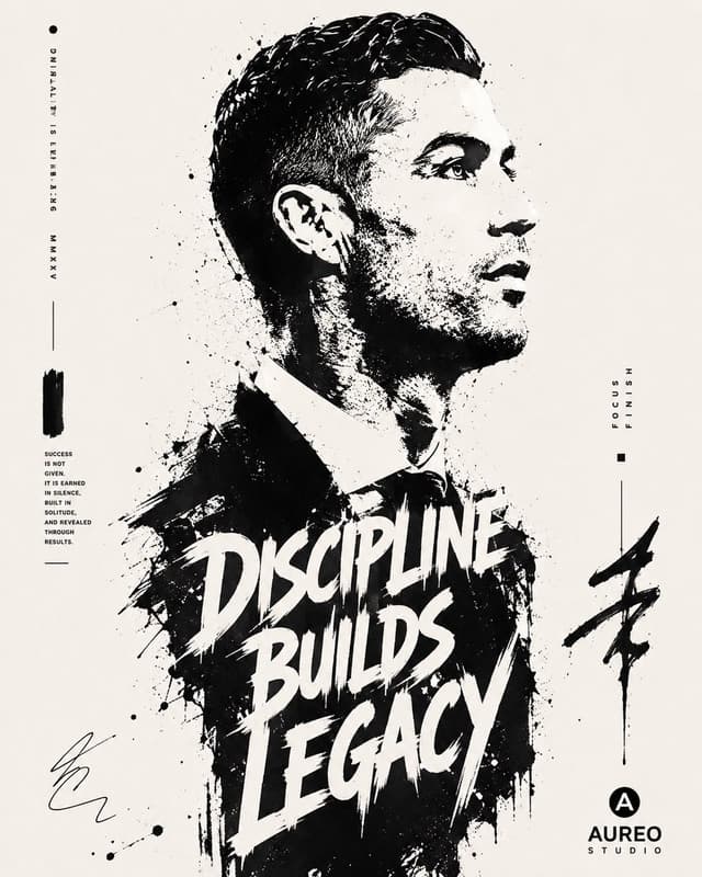 GPT Image Prompt - High-contrast black and white typographic portrait poster of
