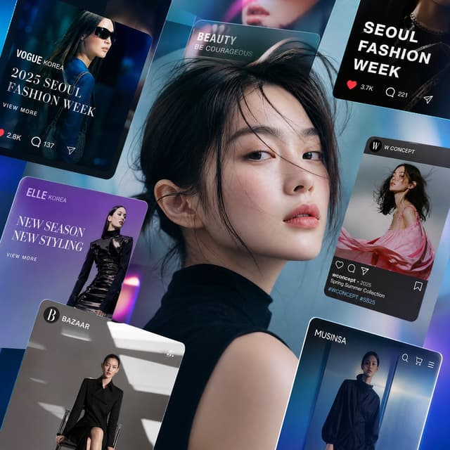GPT Image Prompt - Luxury fashion editorial where a giant crystal prism contain