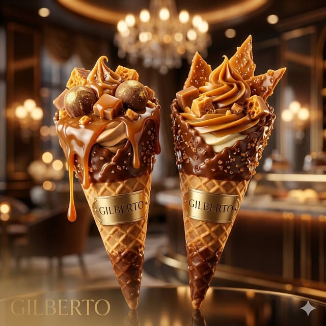 Nano Banana Prompt - Ultra realistic luxury food advertisement photography of two