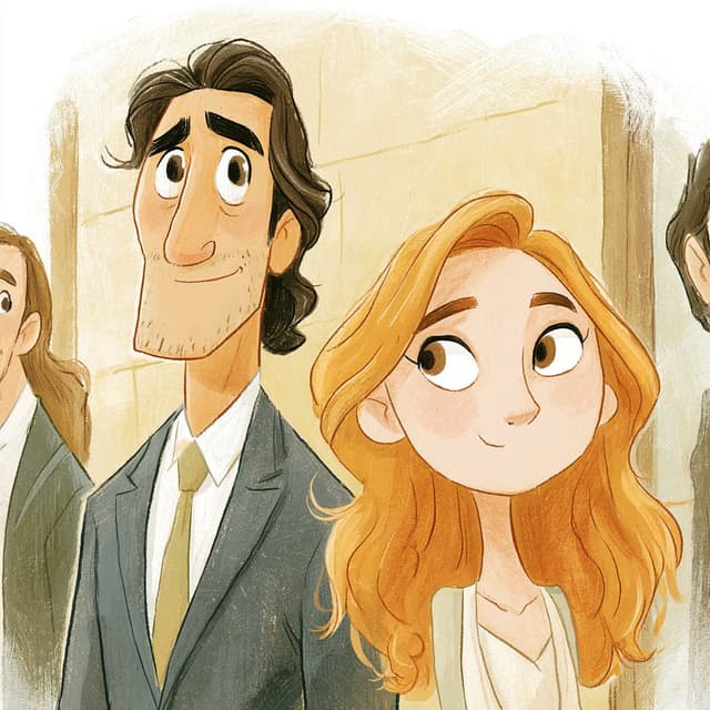 Midjourney Prompt - This Midjourney style reference combines expressive cartoon