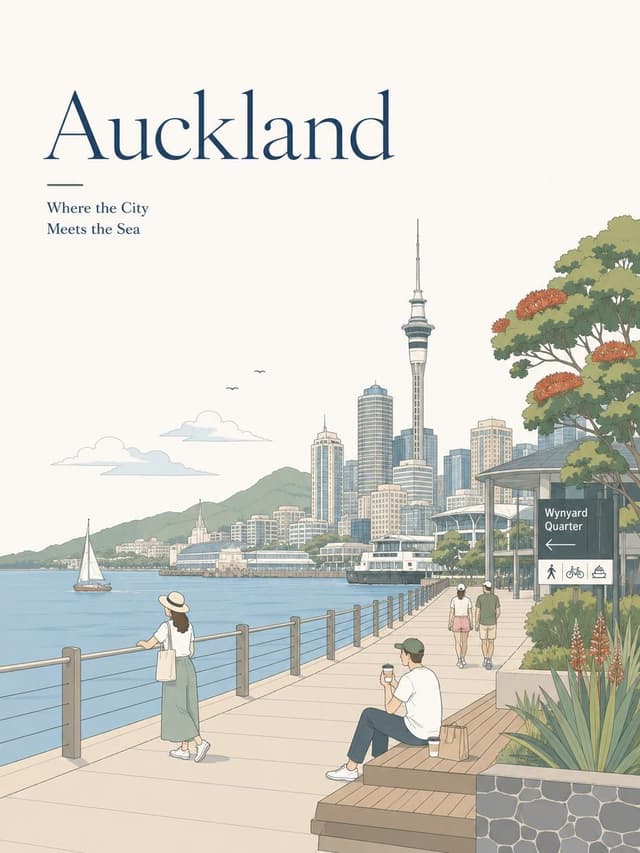GPT Image Prompt - Create a minimalist travel poster illustration in a soft edi