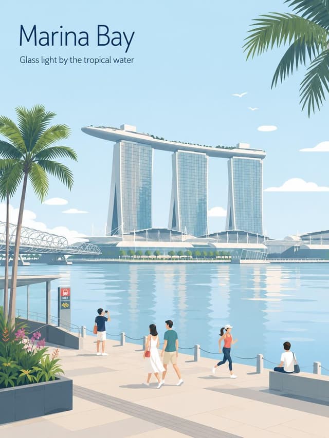 GPT Image Prompt - Create a minimalist vintage travel poster illustration of [C