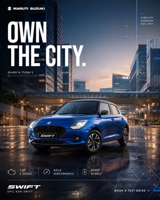 GPT Image Prompt - Act as the Global Automotive Creative Director for Maruti Su