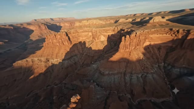 Gemini Omni Prompt - A high-speed cinematic FPV drone shot begins far above drama