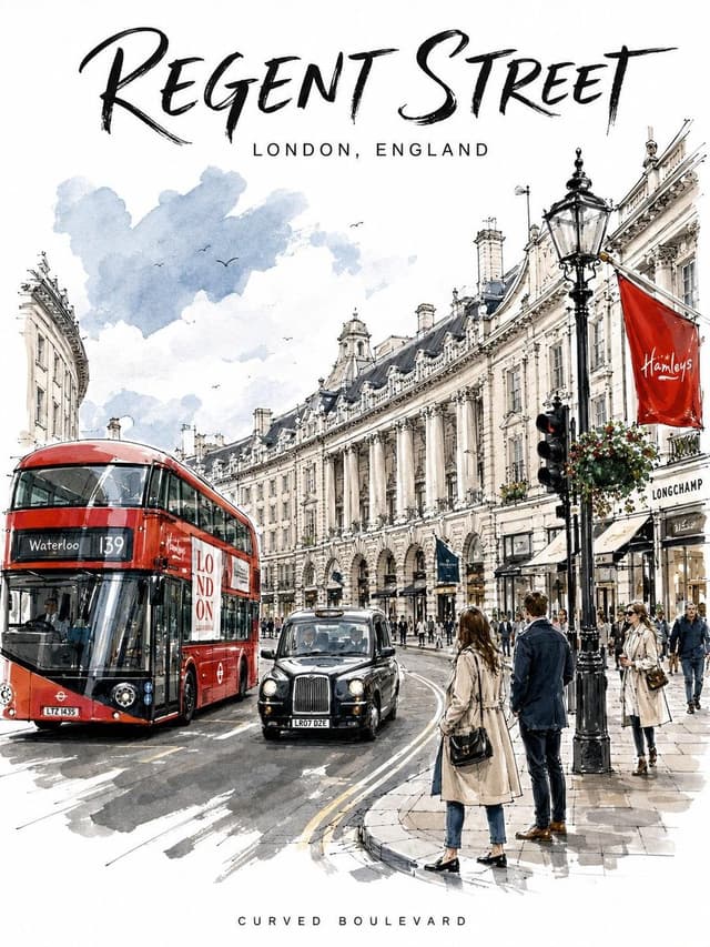 GPT Image Prompt - Create a sophisticated illustrated travel poster of **[Rua A