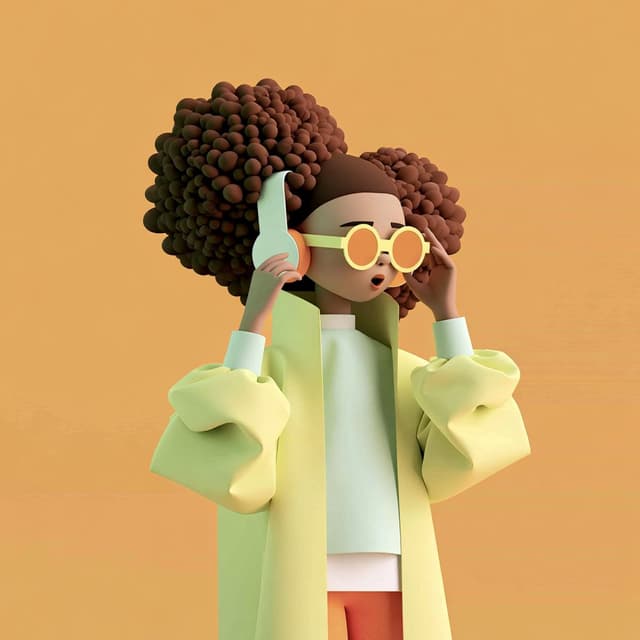 Midjourney Prompt - This Midjourney style reference embraces minimalist 3D chara