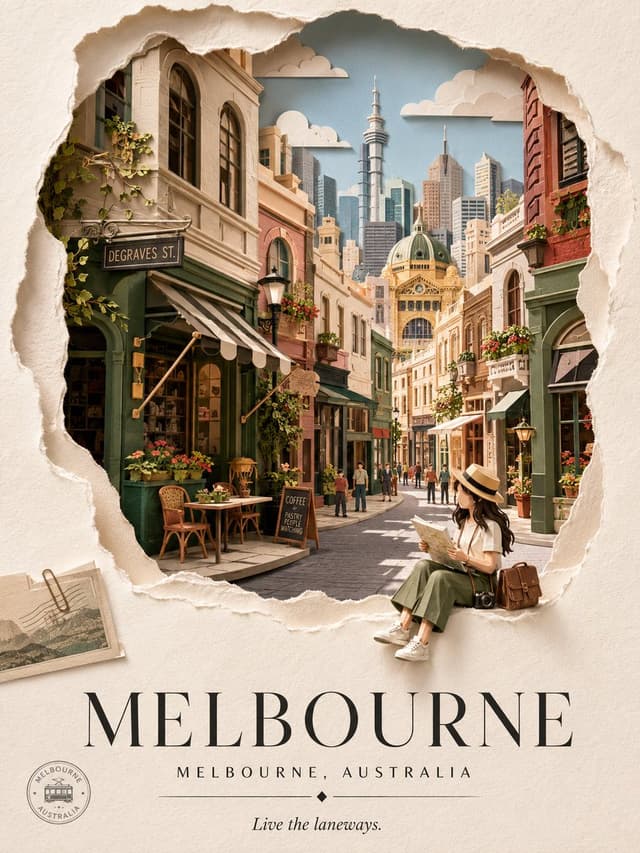 Midjourney Prompt - PREMIUM PAPERCRAFT TRAVEL POSTER - [CITY]

Create a luxuriou