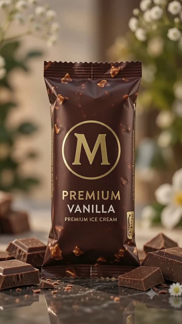 Gemini Omni Prompt - TITLE:
Premium Ice Cream Commercial
FORMAT:
• Premium desse